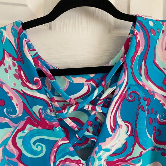 Aryeh Tropical Swing Dress - Size M - Picture 4 of 4